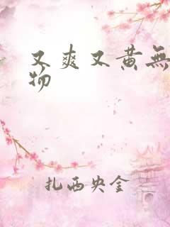 又爽又黄无遮挡物