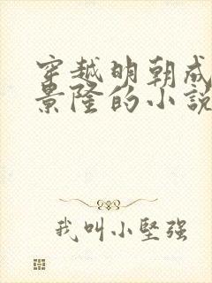 穿越明朝成为李景隆的小说