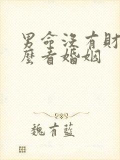 男命没有财星怎么看婚姻