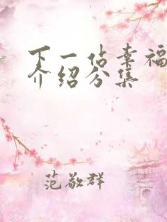 下一站幸福剧情介绍分集