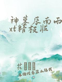 神墓辰南雨馨txt精校版 神墓辰南雨馨txt精校版