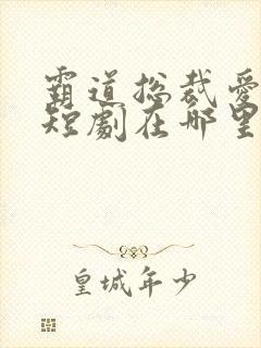 霸道总裁爱上我短剧在哪里免费看
