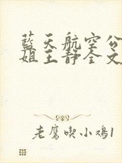 蓝天航空公司空姐王静全文