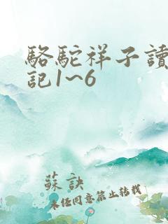 骆驼祥子读书笔记1~6