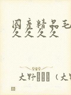 国产精品毛片久久久久久