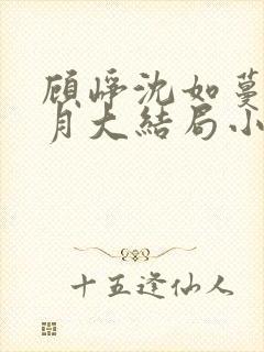 顾峥沈如蔓沈清月大结局小说