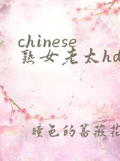 chinese熟女老太hd