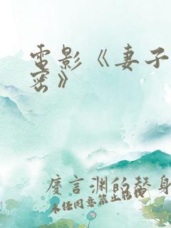 电影《妻子的秘密》 电影《妻子的秘密》