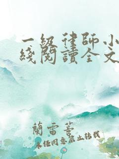 一级律师小说在线阅读全文免费