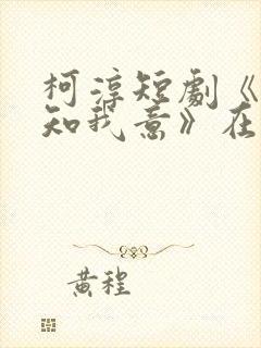 柯淳短剧《南风知我意》在线观看
