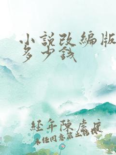 小说改编版权费多少钱
