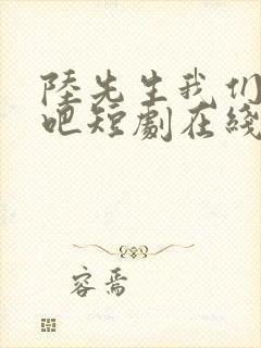 陆先生我们结婚吧短剧在线观看免费 陆先生我们结婚吧短剧在线观看免费