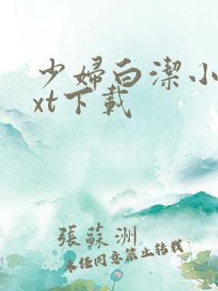 少妇白洁小说txt下载