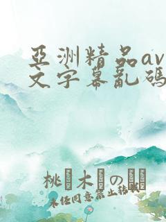 亚洲精品av中文字幕乱码