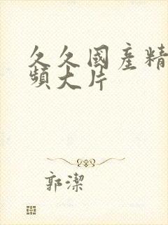 久久国产精品视频大片