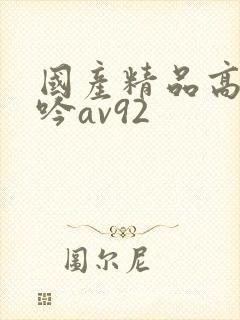 国产精品高潮呻吟av92