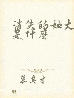 消失的她大结局是什么