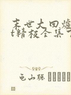 末世大回炉txt精校全集下载