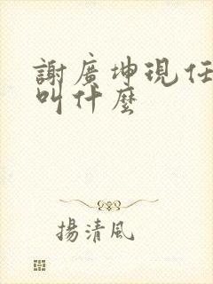 谢广坤现任老婆叫什么 谢广坤现任老婆叫什么