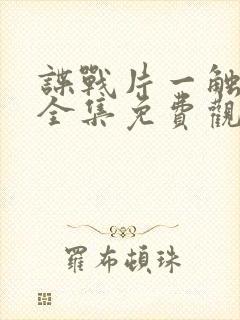 谍战片一触即发全集免费观看
