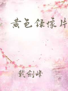 黄色录像片一级