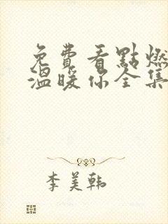 免费看点燃我,温暖你全集