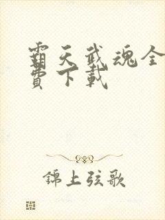 霸天武魂全本免费下载