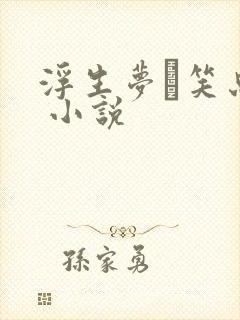 浮生梦·笑忘书 小说
