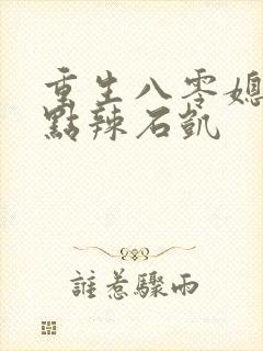 重生八零媳妇有点辣石凯