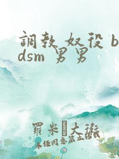 调教 奴役 bdsm 男男