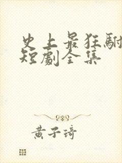 史上最狂驸马爷短剧全集