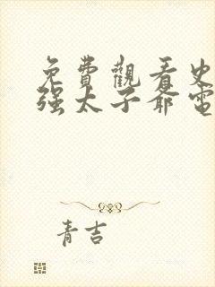 免费观看史上最强太子爷电视剧全集