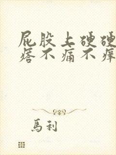 屁股上硬硬的疙瘩不痛不痒