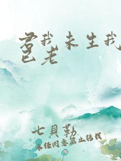 君我未生我生君已老