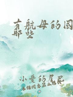 有航母的国家有哪些