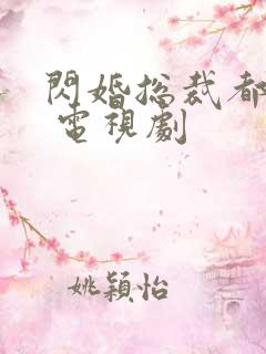 闪婚总裁都很穷 电视剧