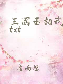三国丞相我来了txt