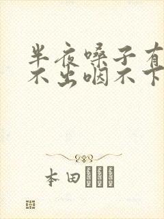 半夜嗓子有痰咳不出咽不下