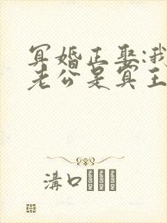 冥婚正娶:我的老公是冥王