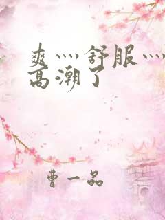 爽灬舒服灬快灬高潮了