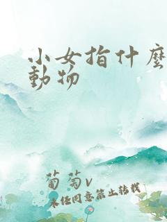 小女指什么生肖动物