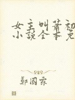女主叫萧初然的小说全本免费阅读