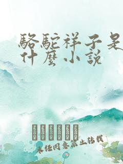 骆驼祥子是一本什么小说