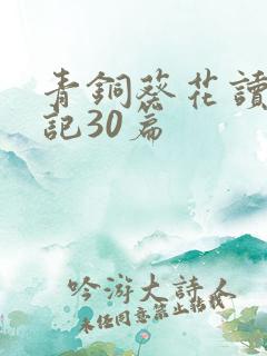 青铜葵花读书笔记30篇