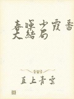 春晖少霞番外篇大结局