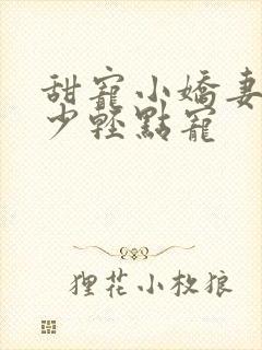 甜宠小娇妻:墨少轻点宠