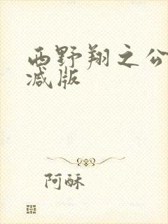 西野翔之公无删减版