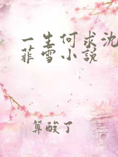一生何求沈浩秦菲雪小说