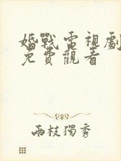 婚战电视剧全集免费观看