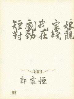 短剧我家娘子不对劲在线观看
